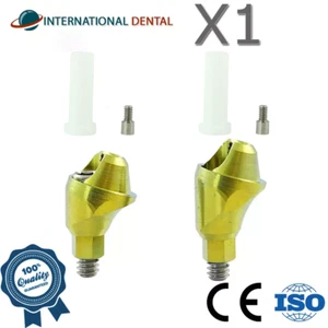 Juego de fundas de plástico anguladas dentales 17 ° multi unidad 1,4 plataforma delgada hexagonal - Imagen 1 de 4