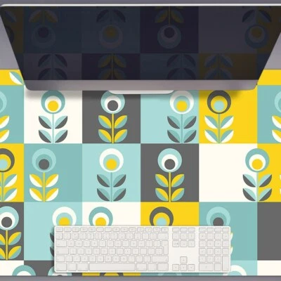 Tischunterlage Schreibtischunterlage wasserfest Skandinavisches Design 90x45 - Bild 1 von 4