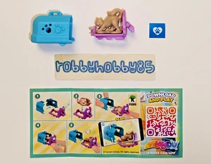 VQ009 TRASPORTINO GATTO + CARTINA/BPZ KINDER SORPRESA ITALIA SORPRESINE 2024/25 - Picture 1 of 1