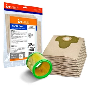 5-20 sacchetti aspirapolvere +/- filtro cartuccia per Parkside PNTS 1400 A1 PNTS 1500... - Foto 1 di 5