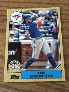 Bo Bichette 2022 Topps Series 1 1987 35th Anniversary T87-56 Blue Jays - Picture 1 of 1