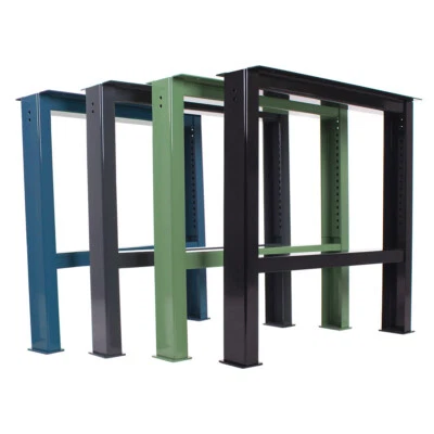 Werkbankgestell Stahl Metall Packtisch Werkbank Werkstatt höhenverstellbar 55 cm - Bild 1 von 4