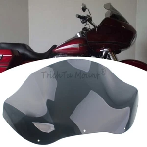 Smoke 12.5" Wave Windshield Windscreen For Harley Road Glide FLTR/I 1998-2009 - Picture 1 of 23