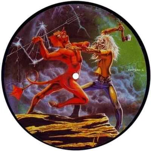 NM/NM Iron Maiden Run To The Hills 7" Vinyl 45 Picture Disc 1982 - Picture 1 of 2