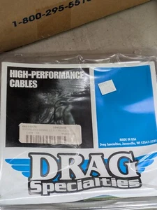 Cable acelerador trenzado de acero inoxidable Drag Specialties 0651-0173 - Imagen 1 de 3