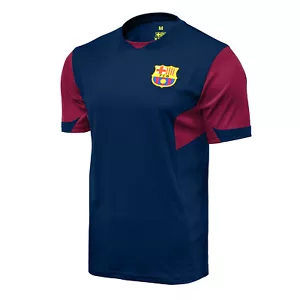 Icon Sports Men FC Barcelona Officially Licensed Soccer Poly Shirt Jersey -25 S - Picture 1 of 1