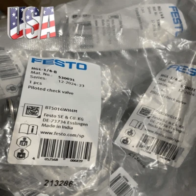 1PCS FESTO HGL-1 4-B 530031 Check valve - Image 1 of 3