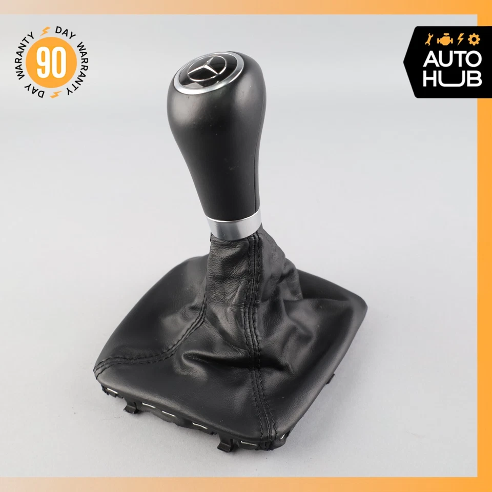 12-16 Mercedes R172 SLK250 SLK300 palanca de cambios perilla bota cubierta negra OEM 40k Foto 1 de 4