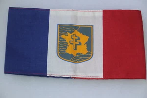 FRENCH ARMY 2ND ARMOURED DB DIVISION LECLERC PRINTED ARMBAND FLAG COLOUR - Picture 1 of 1