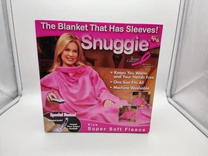 Vintage Snuggie Sleeves Pink New In Box Breast Cancer Society No Reading Light - Picture 1 of 5