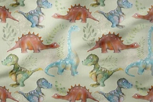 Stoff Vorbestellung • Dino Saurier Jersey Bio French Terry Eigenproduktion - Bild 1 von 2