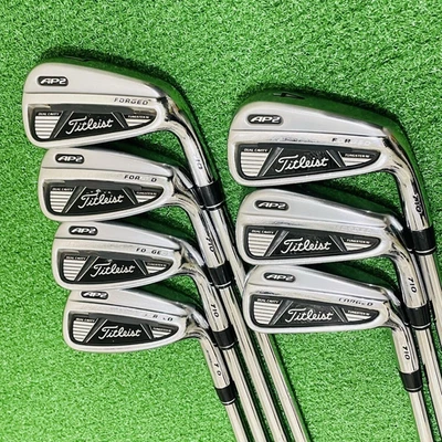 ◼️7pcs◼️ Titleist AP2 710 Iron Set 7clubs 4-9,Pw Shaft NS PRO V90 Flex S Used - Image 1 of 4