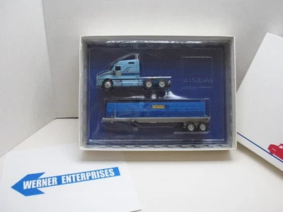 NOS WINROSS 2000 FIRST EDITION SERIES WERNER ENTERPRISES with a FLATBED LOAD #15 - Image 1 of 4