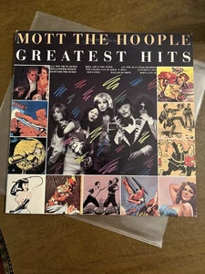 Mott the Hoople Greatest Hits 1976 Columbia records Vinyl LP VG+/VG PC34368 - Picture 1 of 6