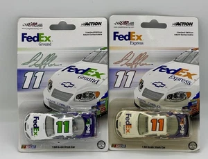 2005 #11 Jason Leffler FedEx Ground/FedEx Express 1/64 Diecast Set - Picture 1 of 5