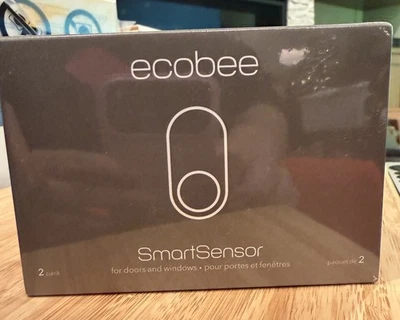 ecobee SmartSensor for Doors & Windows – 2 Pack – BRAND NEW   - Image 1 of 3