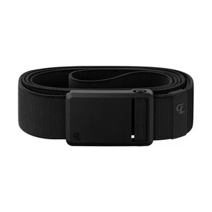 Groove Belt Ultra Black/Black - Men's Stretch Nylon Belt with Magnetic Polyme... - Picture 1 of 9