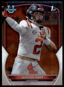 Jaxson Dart 2022 Bowman University Chrome #94 Ole MIss Rebels - Bild 1 von 2