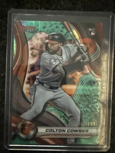 2024 Bowman's Best RC Rookie Aqua Lava Refractor #10 Colton Cowser /199 HD - Picture 1 of 2