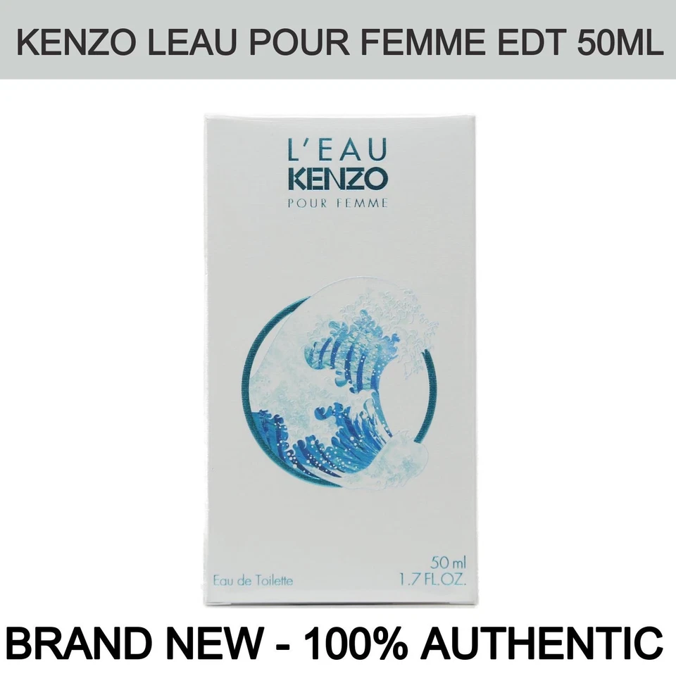 Kenzo L'eau Pour Femme Eau de Toilette para Mujer Botella Spray 1.7oz, ¡NUEVO! Foto 1 de 1