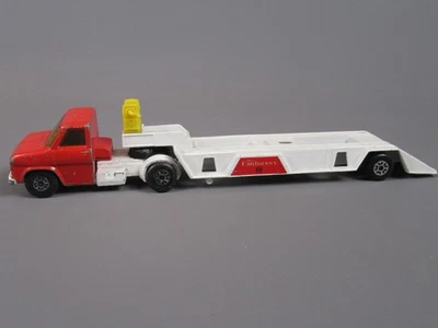 D747 Vintage 1977 Matchbox K-27 UK Ford A Serie Rosso Rimorchio Superkings - Immagine 1 di 4