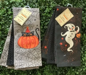 Johanna Parker Halloween Vintage Küchentücher (6 Stück) - gruselig gut! - Bild 1 von 4