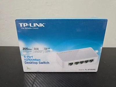 TP-LINK TL-SF1005D 5-Port 10/100Mbps Desktop Ethernet Switch - BRAND NEW - Image 1 of 4