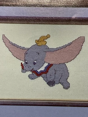 Disney Flying Dumbo Counted Cross Stitch Pattern - Image 1 of 2