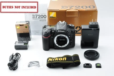 [Near MINT in Box] Nikon D7200 24.2MP Digital SLR Camera 29k Shutter From JAPAN - Image 1 of 4