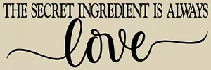 Stencil Secret Ingredient Love 10759Kf 8"x24" STENCIL PER INSEGNE per pittura - Foto 1 di 1