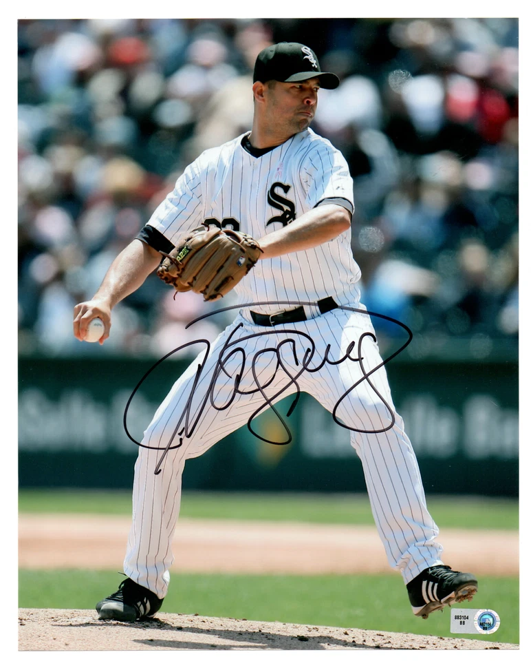 Javier Vazquez Chicago White Sox Autographed 8x10 Photo MLB Authenticated - Image 1 of 1