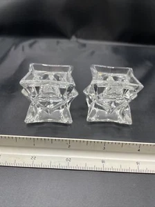 Vintage Star Shaped Candleholders - Picture 1 of 3