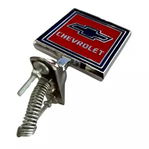 Hood ornament 77-80 Chevy Pickup Blazer C10 K10 Suburban K20 CHEVROLET Bowtie - Picture 1 of 6