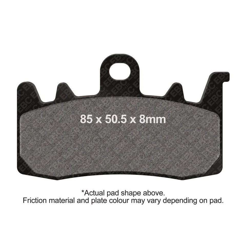 Pastillas de freno delanteras izquierdas Can Am Spyder RT 2013-2017 EBC V Pad semi sinterizadas Foto 1 de 1