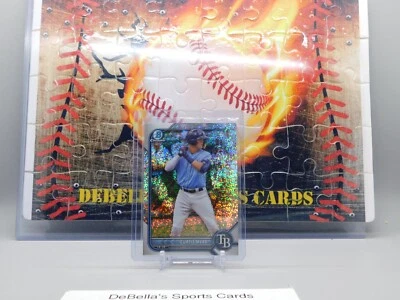 2022 Bowman Chrome BCP-223 Curtis Mead Speckle Refractor SP /299 - Image 1 of 3