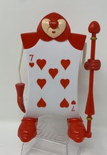 TOKYO DISNEY ALICE IN WONDERLAND QUEEN OF HEARTS CARD GUARD FIGURE w/ CANDY RARE