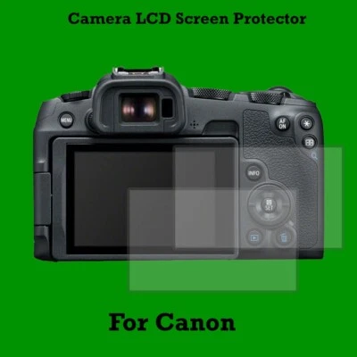 2pcs Optical Tempered Glass LCD Screen Protector Self-Adhesive for Canon EOS R8 - Image 1 of 4