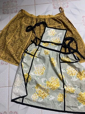 Yves Saint Laurent Apron Vintage 90s  Custom Reworked Handmade Kitchen Wear - Image 1 of 4