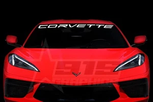 Calcomanía de pancarta para parabrisas Corvette para Chevy Corvette C8 Stingray - Imagen 1 de 1