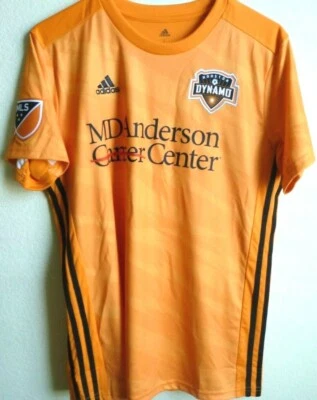 Women's Adidas 2019-20 Houston Dynamo Soccer Home Jersey L NWT - Image 1 of 4