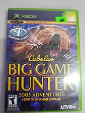 Cabela's Big Game Hunter 2005 Adventures Microsoft Xbox Video Game Complete