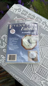 Evenweave Fabrics Cross Stitch 16"x16" 14ct Aida Chocolate Circle - Picture 1 of 3
