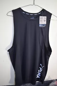 Puma Fit Ultrabreathe Crew Neck Tank Top Shirt MENS M Black NEW Exercise $35 - Picture 1 of 13