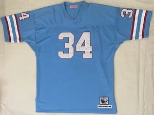 VTG Mitchell & Ness Earl Campbell #34 Houston Oilers Throwback 1980 Jersey Sz 56 - Picture 1 of 10