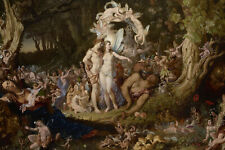 Joseph Noel Paton - Reconciliation of Oberon and Titania (1847) Poster Painting