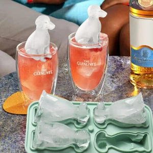 Stampo per Ghiaccio In Stampo Per Cani Riutilizzabile Stampo per Gelato in Silicone Animale Multicolore Fai da Te ( - Foto 1 di 16