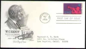 US. 1372. 6c. W.C. Handy (1873-1953) Jazz Musician. Artmaster FDC. 1969 - Picture 1 of 1