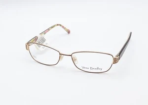 VERA BRADLEY Peggy Tutti Frutti (TFI) Brown on Gold 52-16-135 Frames Flex E561 - Picture 1 of 13
