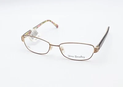 Marcos Flex E561 VERA BRADLEY Peggy Tutti Frutti (TFI) marrón sobre dorado 52-16-135 Foto 1 de 4