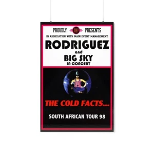 Poster verticali 24"" x 36"" tour sudafricano. Sugar Man. Sixto Rodriguez 1998 - Foto 1 di 9